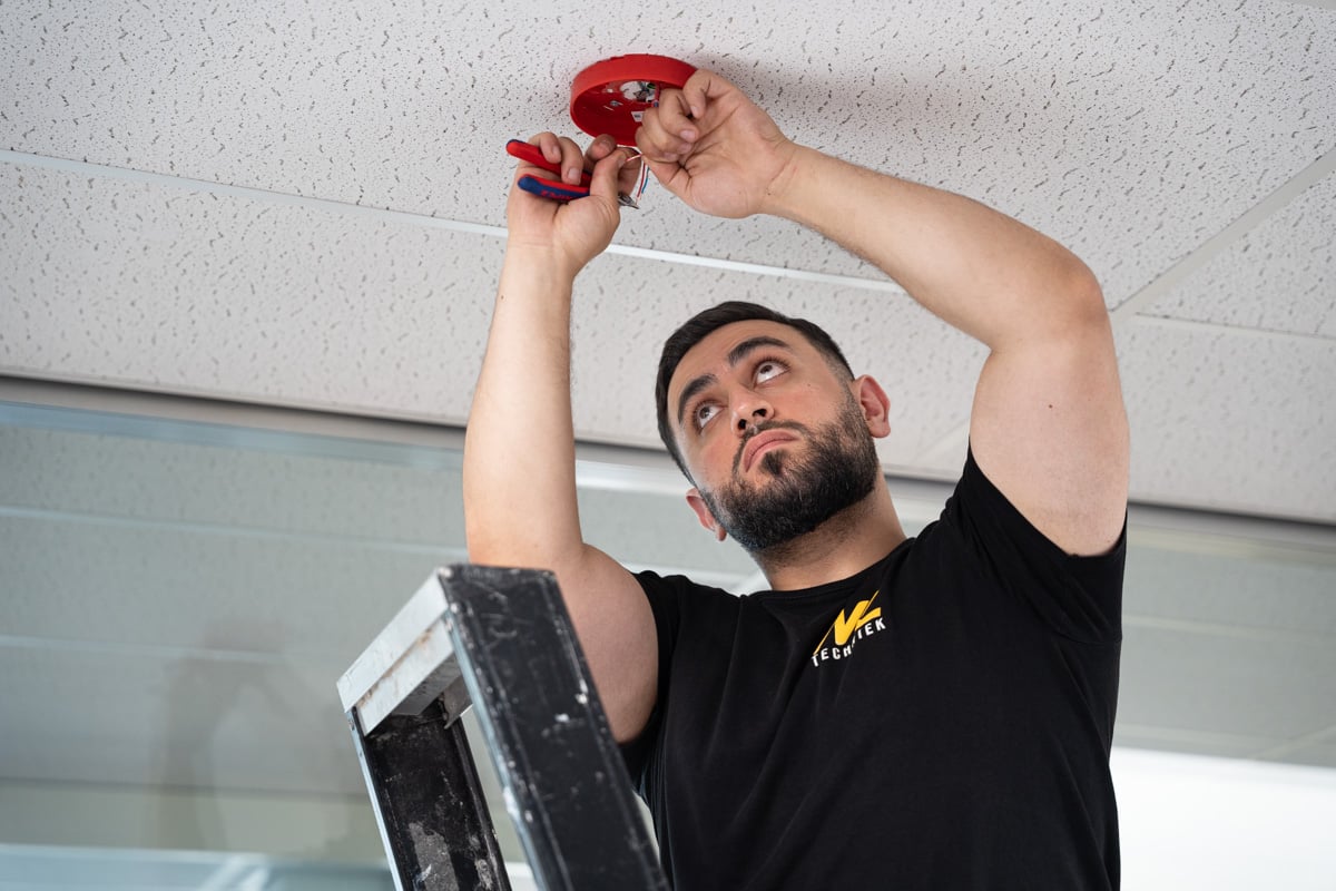 opleiding elektrotechniek: elektricien met brandmelder